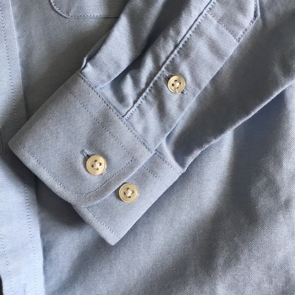 Lord and Taylor Blue chambray boys dress shirt 5 NWT - Picture 4 of 4